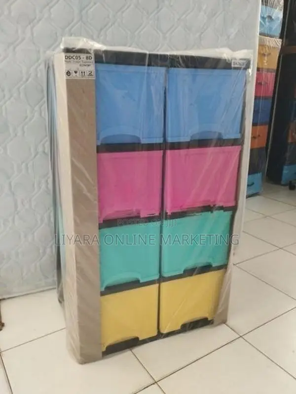 Daxer 8 Drawer Plastic Cupboard