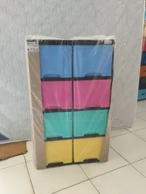 Daxer 8 Drawer Plastic Cupboard