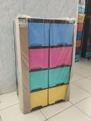 Daxer 8 Drawer Plastic Cupboard