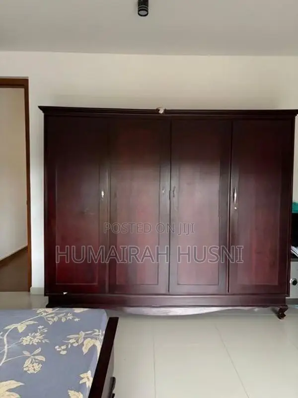 Mahogany 4 Door Wardrobe