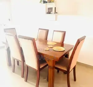 Dining Table Set 6 Seater Teak Wood