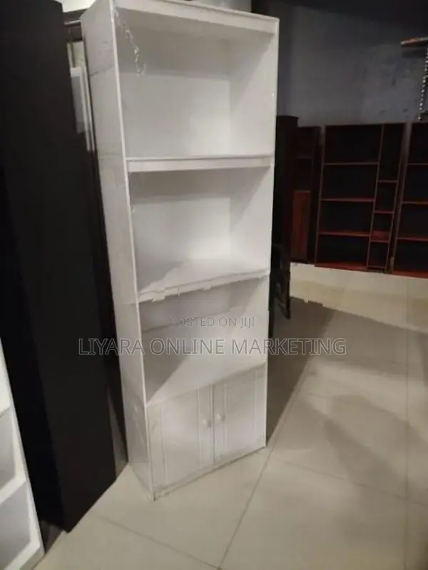White Colour Melamine Book Rack