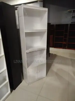 White Colour Melamine Book Rack