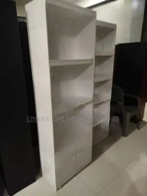 White Colour Melamine Book Rack