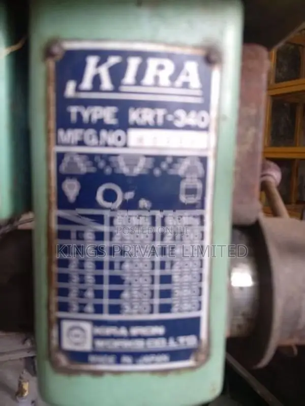 KIRA KRT-340 Bench Drilling Machine (Made in Japan)