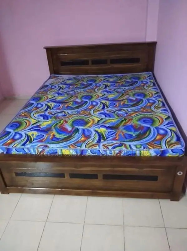 6 by 5 Box Bed With Hybrid Mattress (E-27)