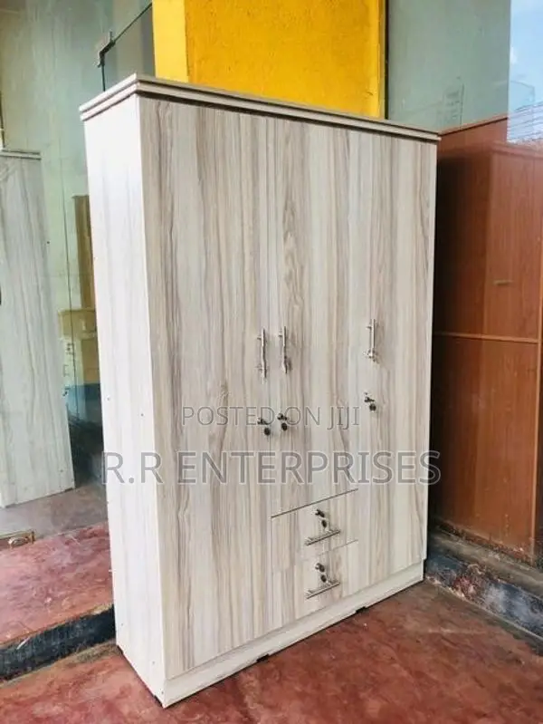 New 3 Door Ash Colour Melamine Wardrobes