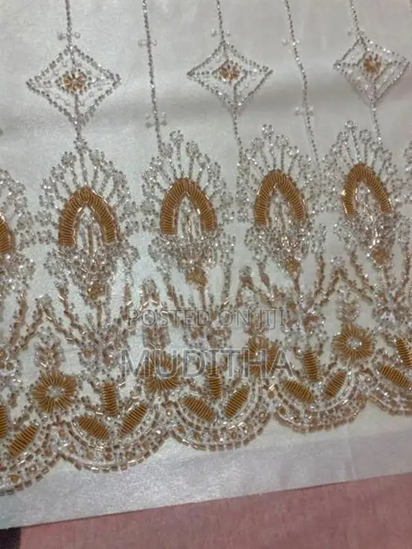 White Bridal Saree Material