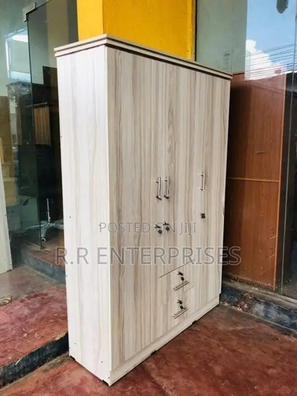 New 3 Door Ash Colour Melamine Wardrobes