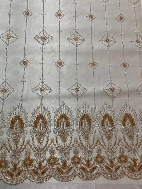 White Bridal Saree Material