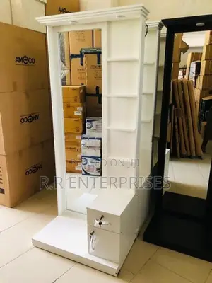 New White Melamine Dressing Table ( Saree )