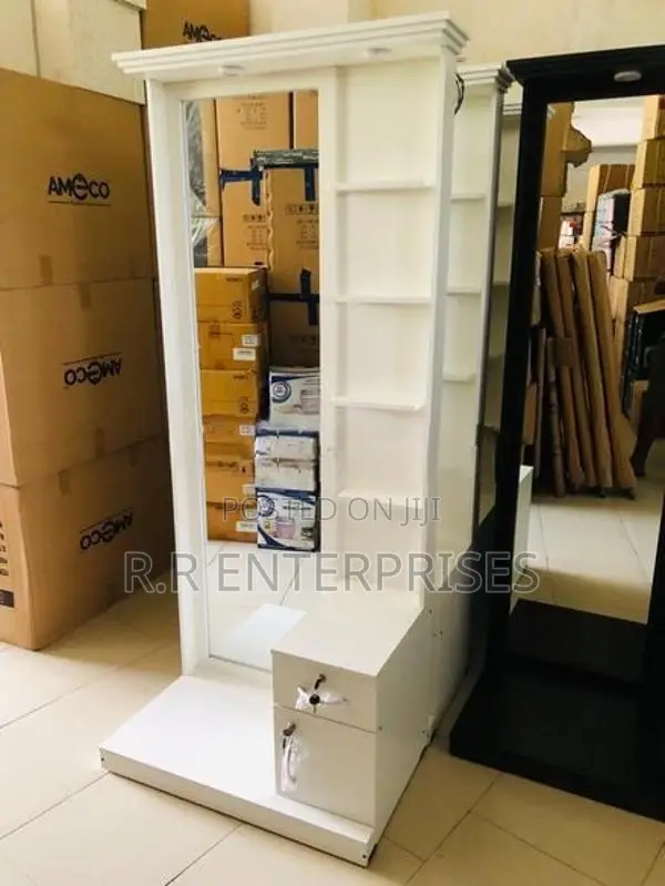New White Melamine Dressing Table ( Saree )