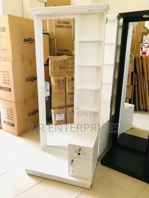 New White Melamine Dressing Table ( Saree )