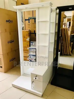 New White Melamine Dressing Table ( Saree )
