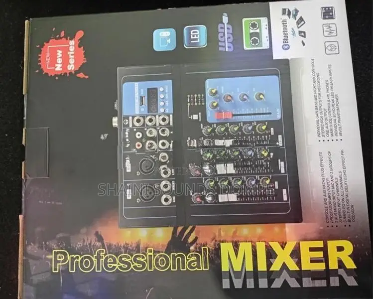 4-Channel Compact Audio Mixing Console