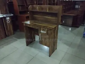 Melamine Writing Table With Rack S-Nt