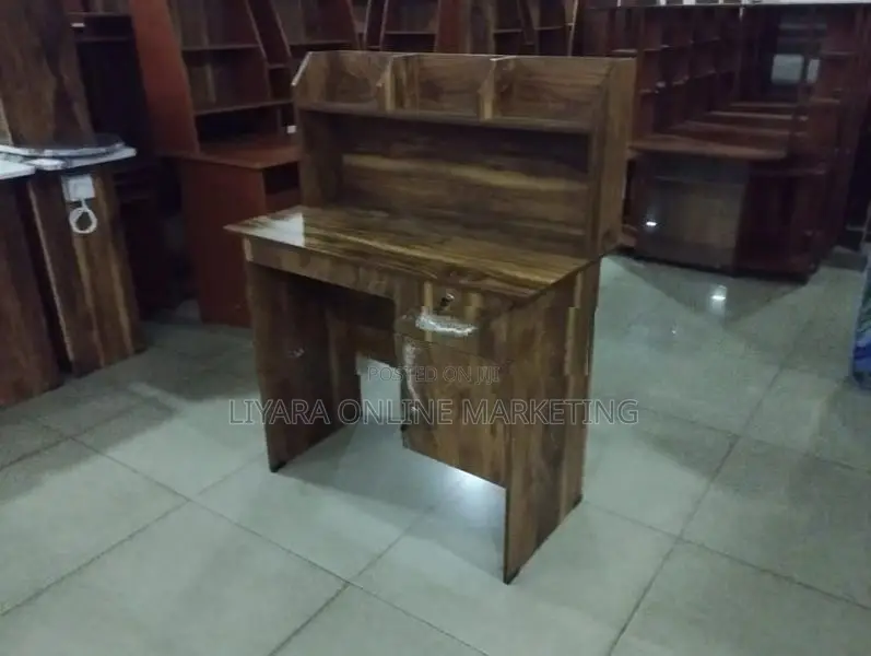 Melamine Writing Table With Rack S-Nt