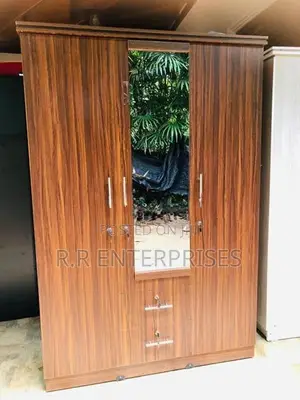 New 3 Door Melamine Wardrobes with Mirror