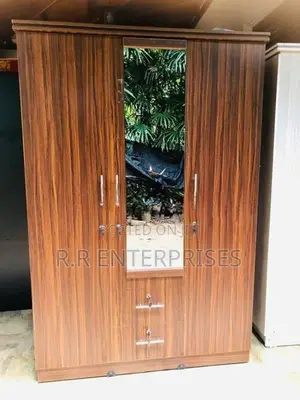 New 3 Door Melamine Wardrobes with Mirror