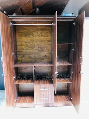 New 3 Door Melamine Wardrobes with Mirror