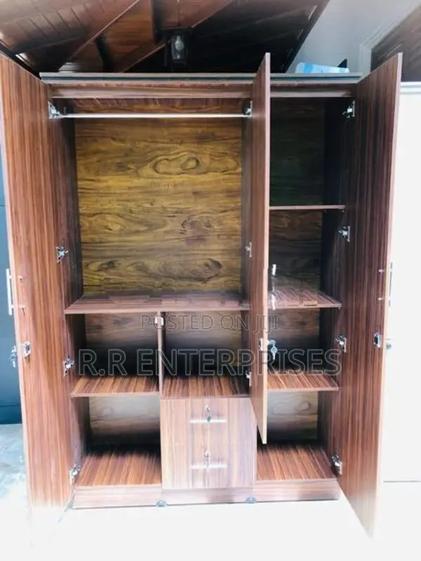 New 3 Door Melamine Wardrobes with Mirror
