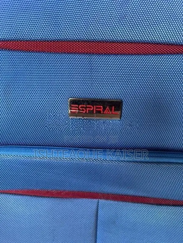 Espiral Medium Softshell Fabric Luggage Bag (Blue)