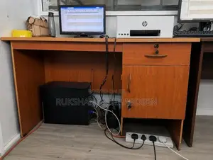 Office Table with Drawers