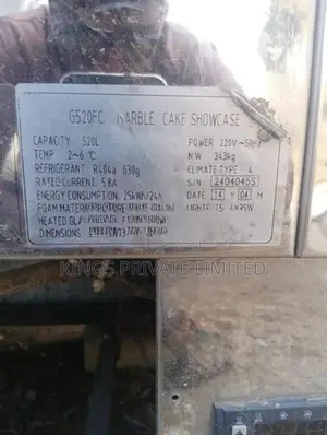Marble Cake Showcase Refrigerator 520L