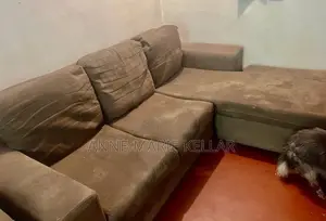 Sofa set. Brown
