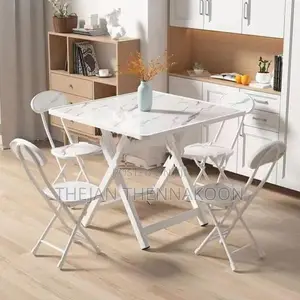 Folding Table Marble Design