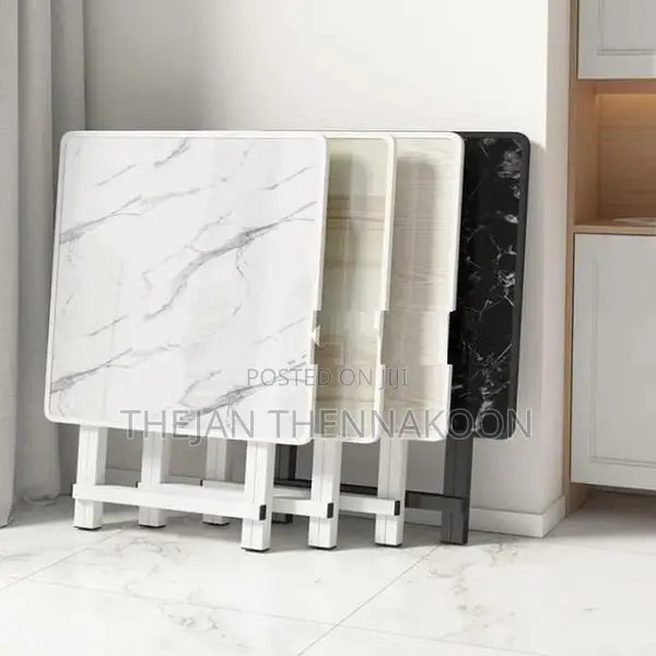 Folding Table Marble Design