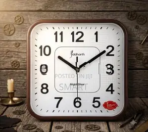 Siddharth Wall Clock - 93-NG ( Cola ) 24.5CMx 24.5CM