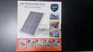 High-Efficiency 28 W Solar Panel