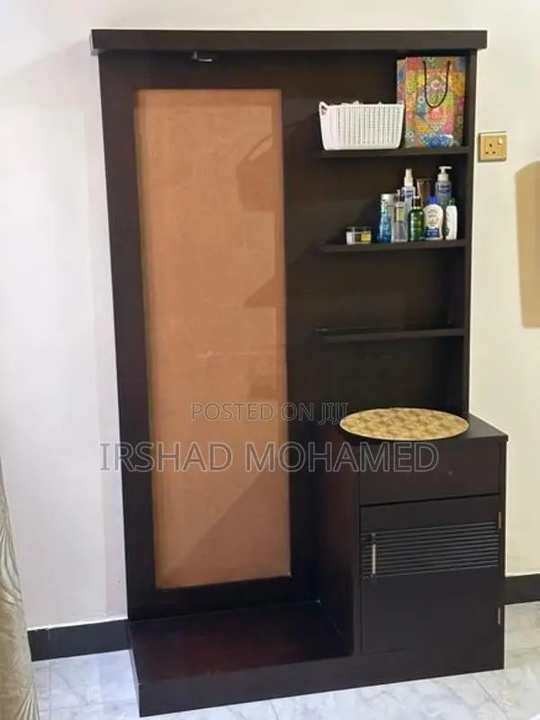 Mahogany Bed with Dressing Table