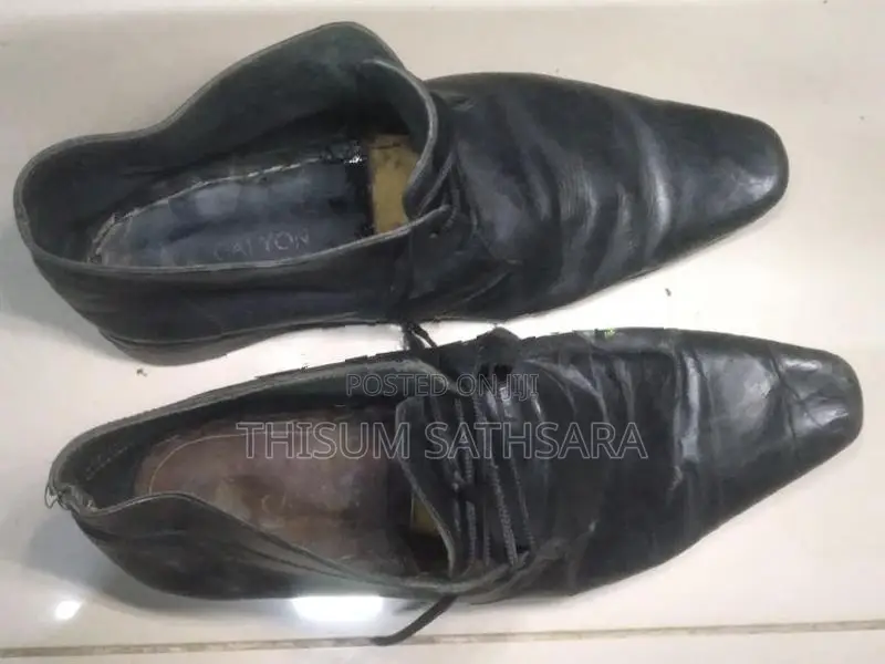 Leather Black Shoes