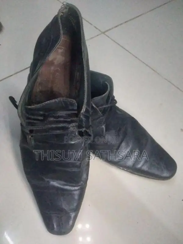Leather Black Shoes