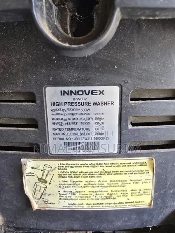 Innovex High Pressure Washer 1500w