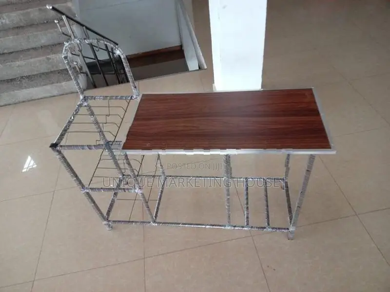 Kitchen Gas Table with Rack