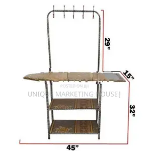New Steel Iron Table with Cloth Rk