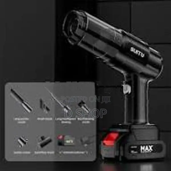 Powerful Turbo-vacuum Cordless Vacuum Cleaner Suction Gun