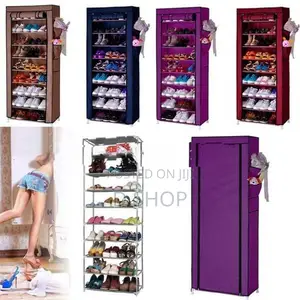 9 Layer - Cloth Cover up Shoe Rack 5' feet Height Free |Delivery