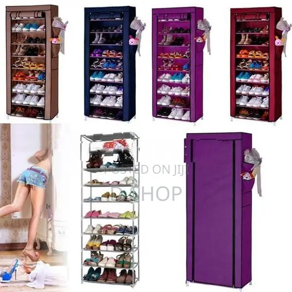 9 Layer - Cloth Cover up Shoe Rack 5' feet Height Free |Delivery