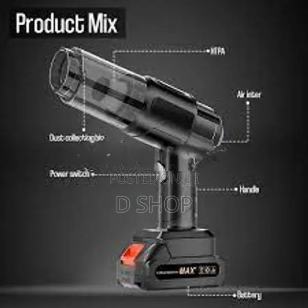 Powerful Turbo-vacuum Cordless Vacuum Cleaner Suction Gun