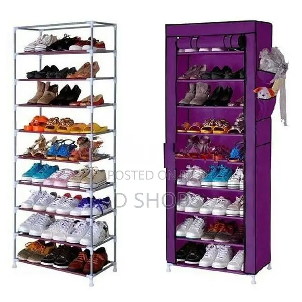 9 Layer - Cloth Cover up Shoe Rack 5' feet Height Free |Delivery