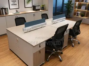 Modern Office Table with Chairs