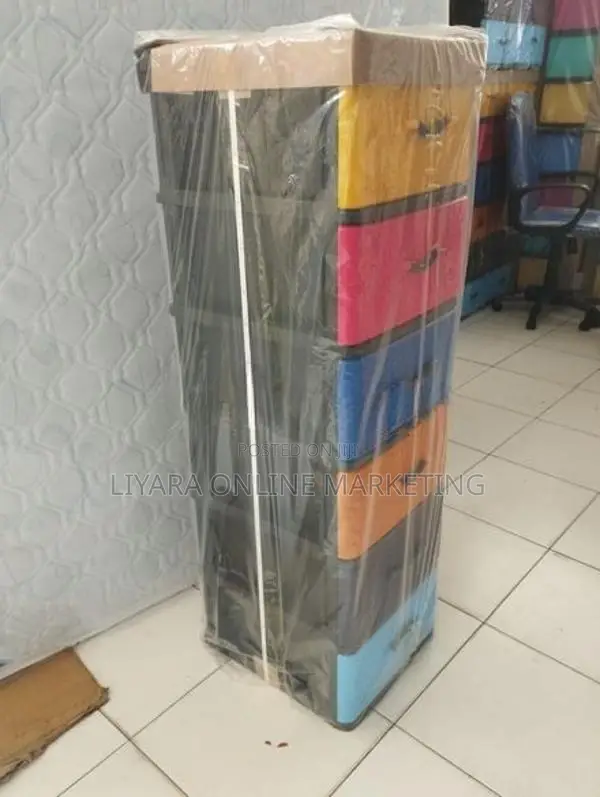 UNIKIDS 6 Drawer Plastic Cupboard