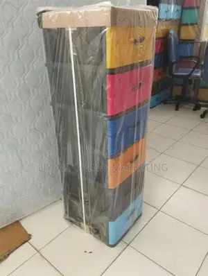 UNIKIDS 6 Drawer Plastic Cupboard