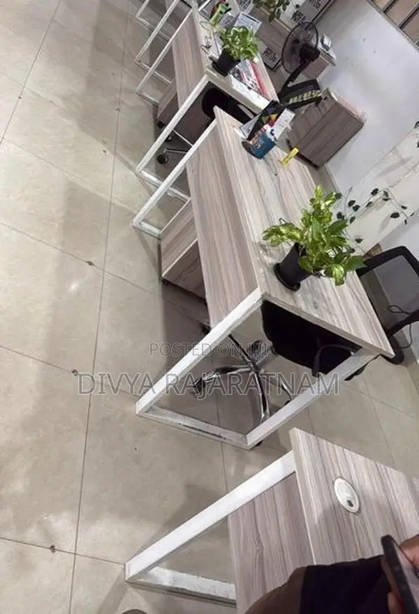 Office Table with Chairs Set