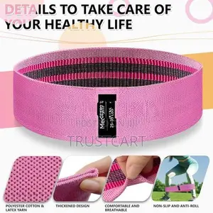 3 Pack Fabric Resistance Band Set - Gym Workout Booty Bands