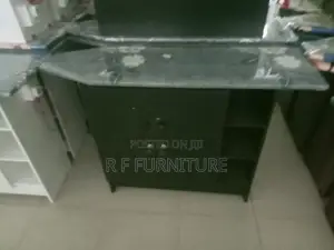 Melamine White Iron Cupboard with Rack